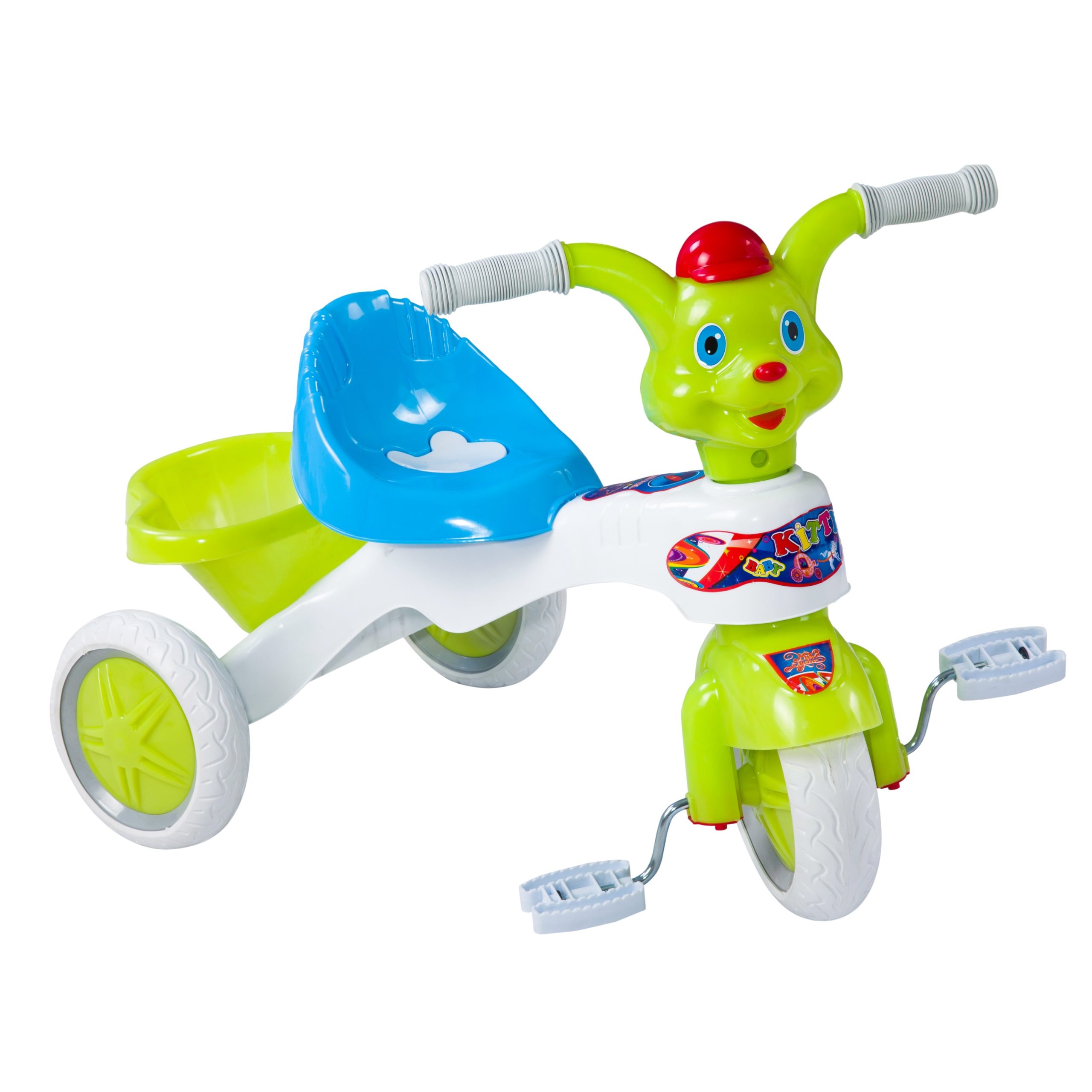 Tricycle Kids Bike RideOnCar Baby Child Tricycle Soft 3 Wheels Tricycle Slient Wheel Funny Time Toys Bikes For Kids Toddler Bike