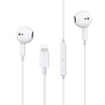 Soft tpe 1.2M 8 pin in -ear mfi earphone for phones