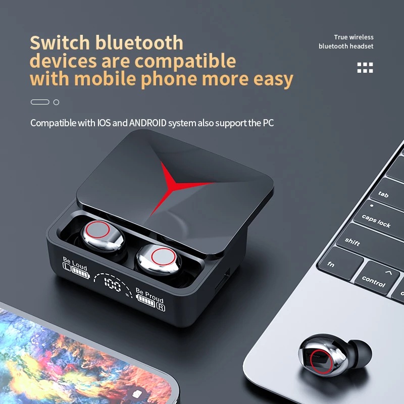 M90 pro earbuds Wireless Headphones Gaming Earphone