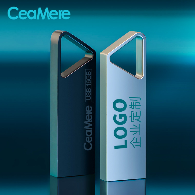 CeaMere Wholesale hot selling USB2.0 pen drive 16gb 32gb 64gb128gb metal flash drive