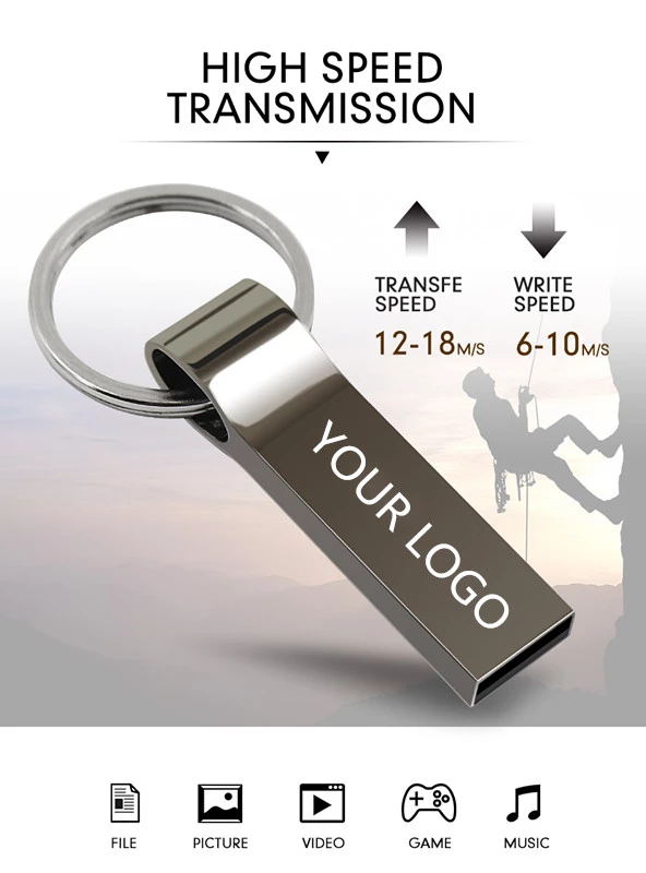 Mini metal 16gb pen usb flash drive 2.0 4gb 8gb 16 gb 32g 64gb usb stick pendrive with logo