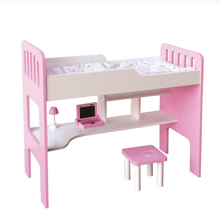 Bedroom Children's Doll Wooden Doll Bed Double Bed Children Bed