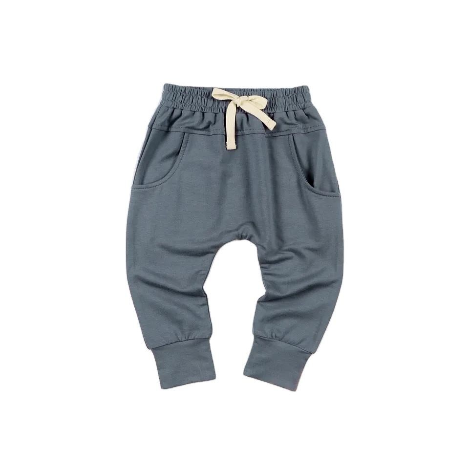 kids toddler bamboo Sweat Pants Casual Leggings Boys Bottom Pants Kids Girls Leggings Baby Joggers