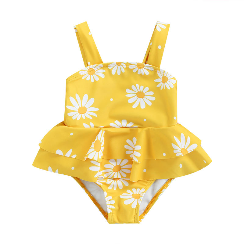 L1-43 baby one piece swimwear shinny kid beachwear girls junior teen dress child swimsuit