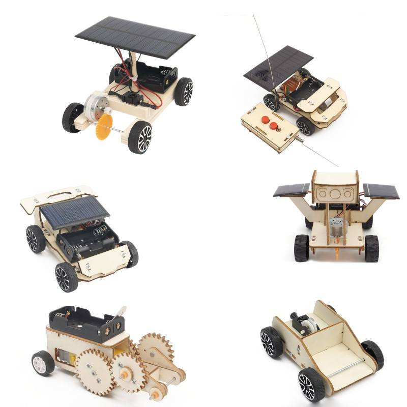 Wooden Electric Toys Model Education School Project Creative Puzzle DIY Stem Science Kit for Kids