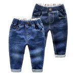 High Quality Kids Jeans Children Boys Trousers Fashion Simple Boy Denim Pants