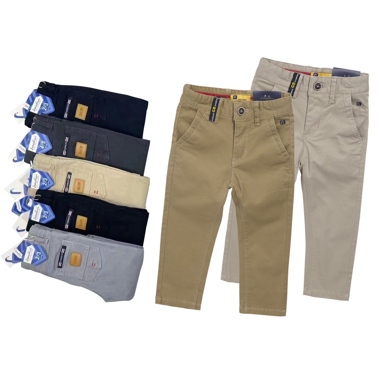 Children Clothes Kids Casual Pants Long 2-8 Years Children Chino Trousers Skinny Pants Boys Pants&Trousers