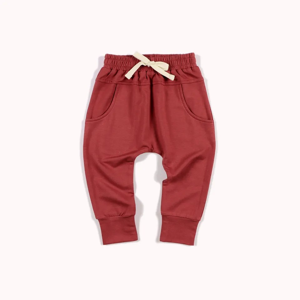 kids toddler bamboo Sweat Pants Casual Leggings Boys Bottom Pants Kids Girls Leggings Baby Joggers