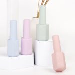 Nail Polish Glass Bottle with Cap Cap Brush