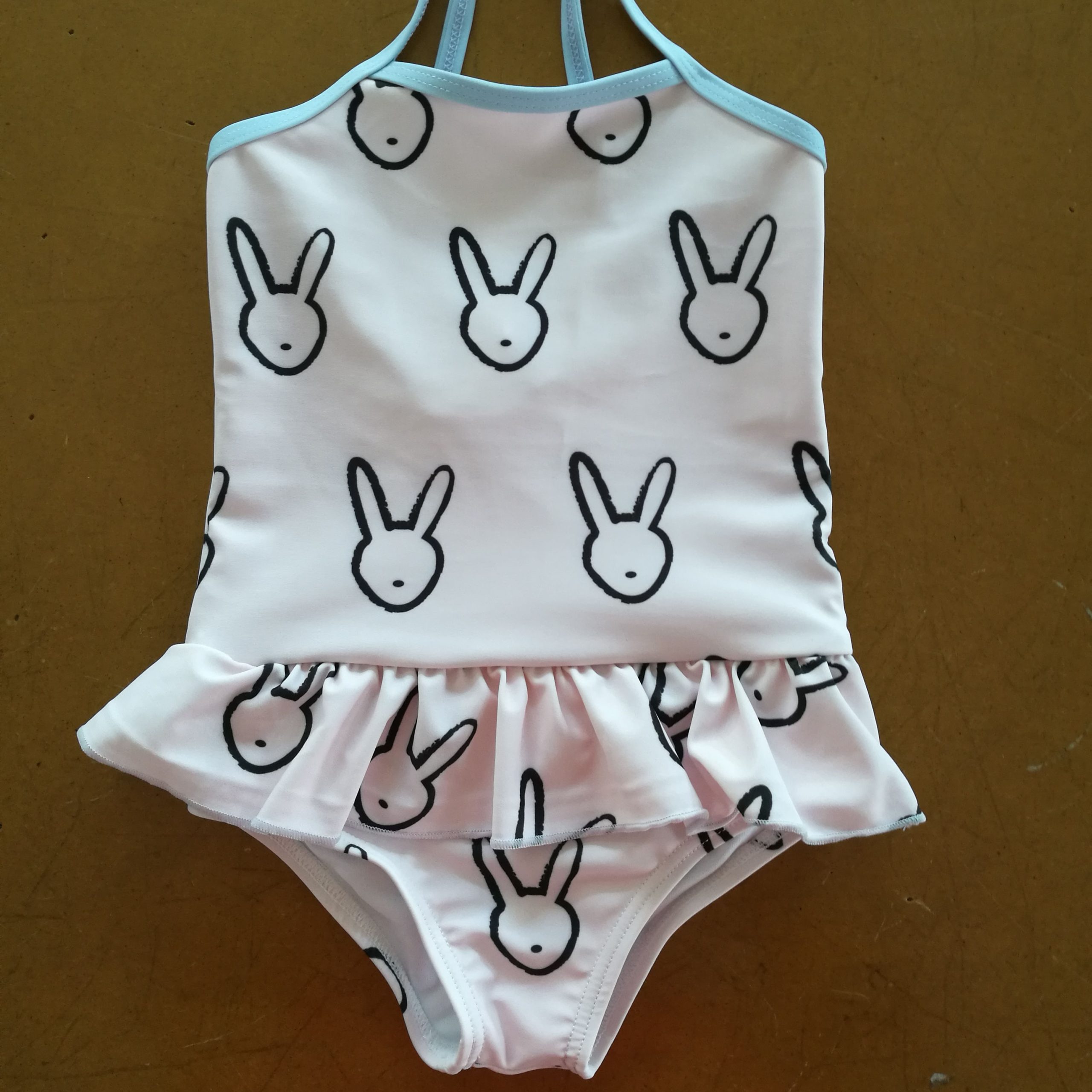 Girls Bathing Suit Custom Unique Print Swimwear recycled Kids Bikini Swimwear