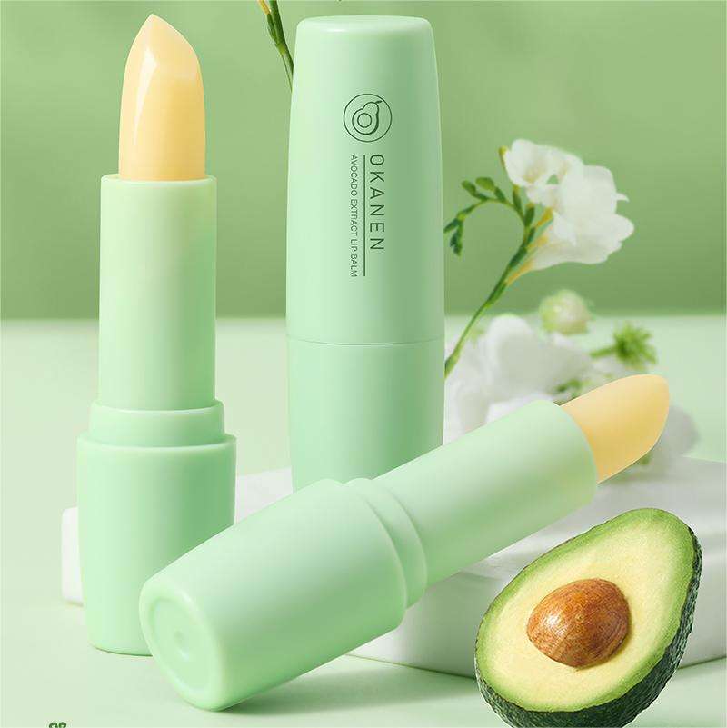 Classic Nourishing Avocado Clear Lip Butter Balm for Intensive Hydration & Shine