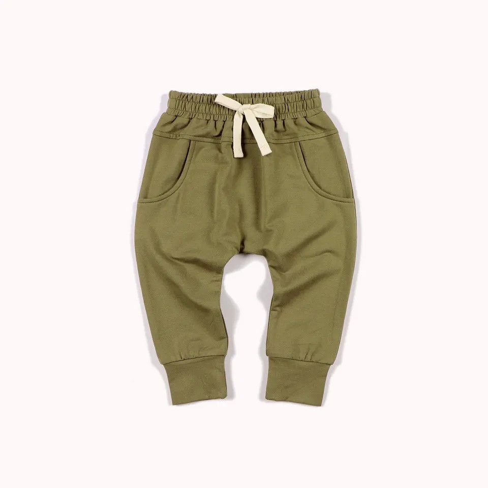 kids toddler bamboo Sweat Pants Casual Leggings Boys Bottom Pants Kids Girls Leggings Baby Joggers