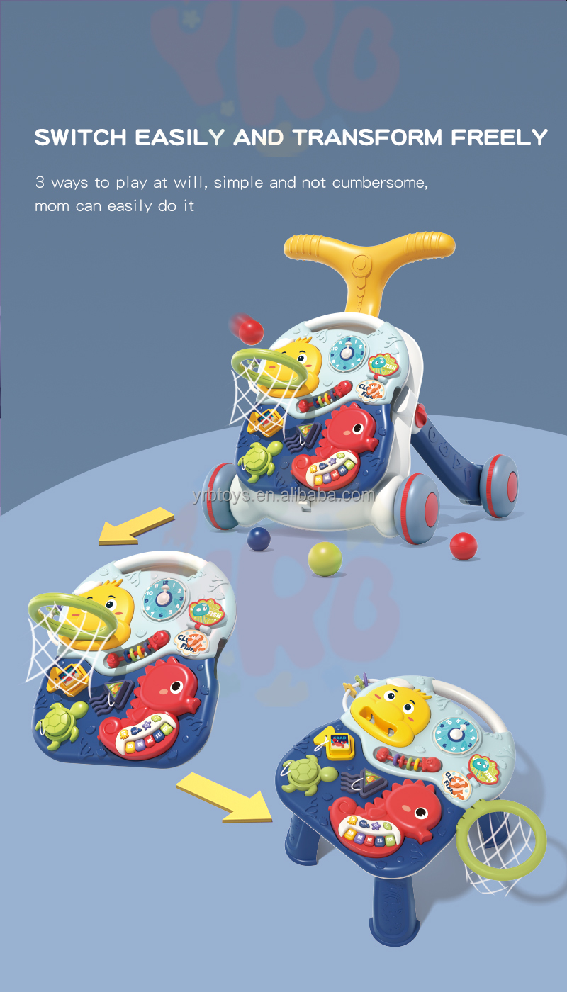 Baby Learning Activity Cheap kids Musical Stroller Toy baby walker