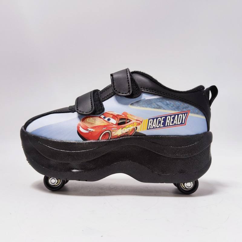 Kids Skate Shoes Deformation Retractable Wheels Kick Roller Skate Shoes