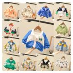 Winter Children’s Outerwear & Coats Big Wool Collar Boy’s Parkas Child Jacket & Cotton-padded Down Parkas Child Jacket Bab