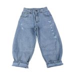 Super Cute Loose Wide Leg Children’S Kids Jeans Pants Kids Denim Jeans Kids Jeans