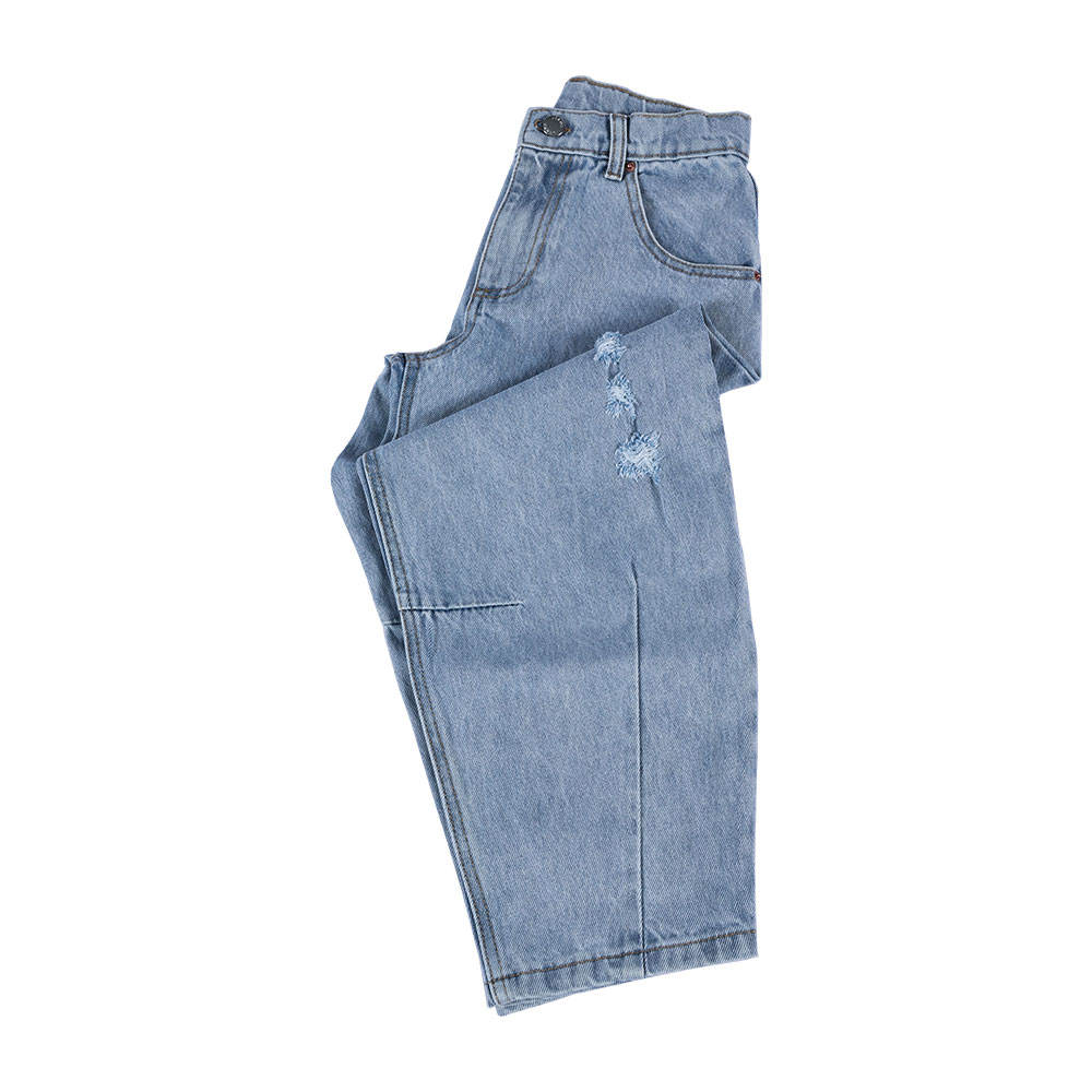 Super Cute Loose Wide Leg Children'S Kids Jeans Pants Kids Denim Jeans Kids Jeans