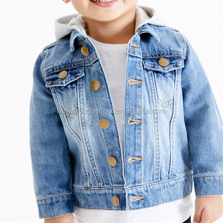 Jean Jacket kids Denim Jacket Button Down Top Coat girls Outerwear 2-14 Years