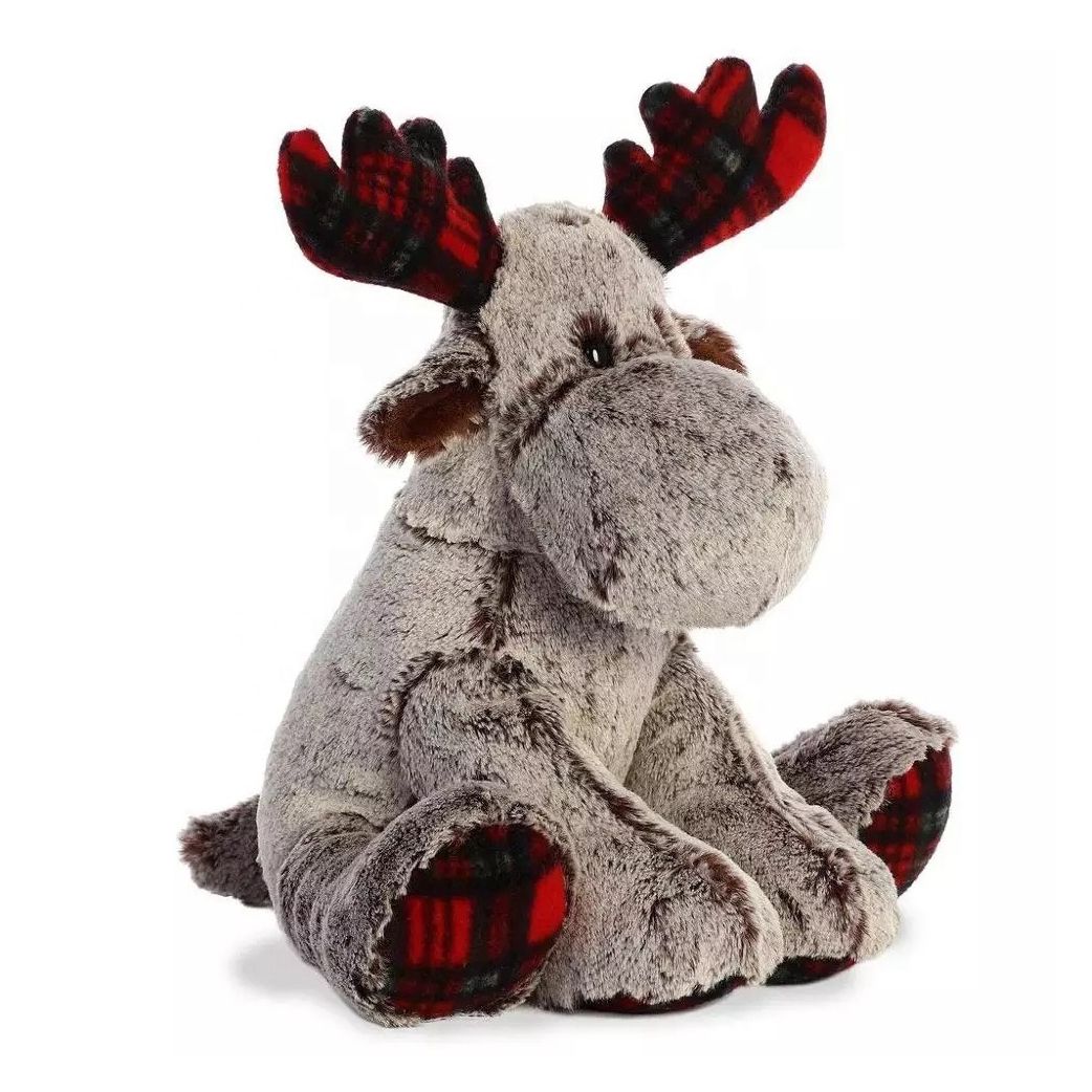 Soft moose plush stuffed toy for gifts