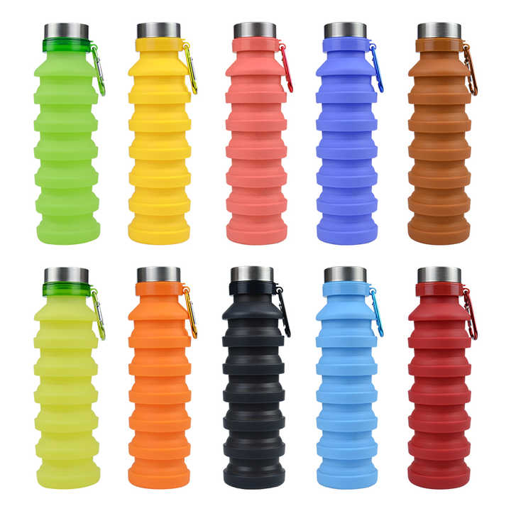 Drinking Water Bottle Silicone Travel Sports Water Bottle