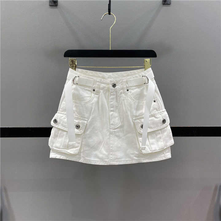 Summer Fashion Short Mini Denim Skirt For Lady Womens Skirts With Pockets