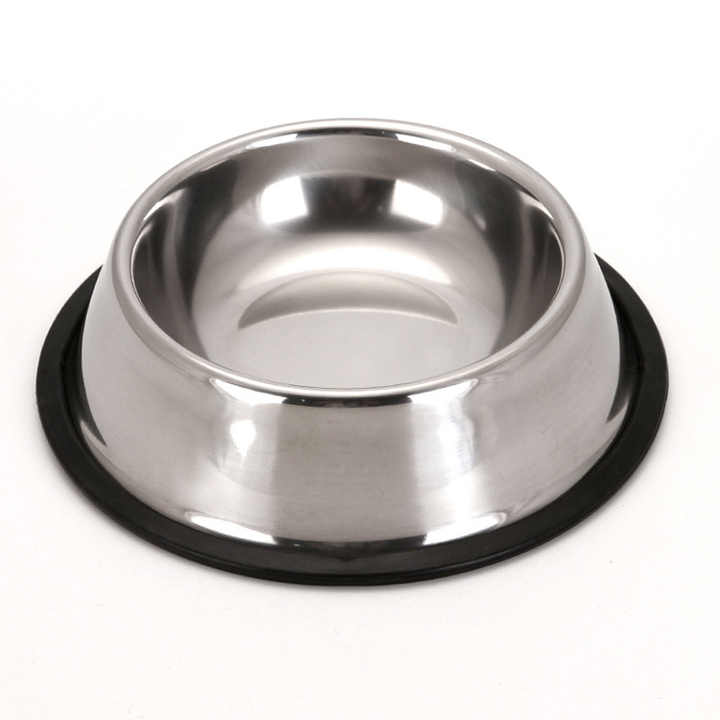 Dog feeding pet steel bowl pet accessories for dogs daily use