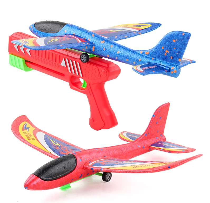 Outdoor Aircraft Toys One-Click Game Airplane Launcher Toy