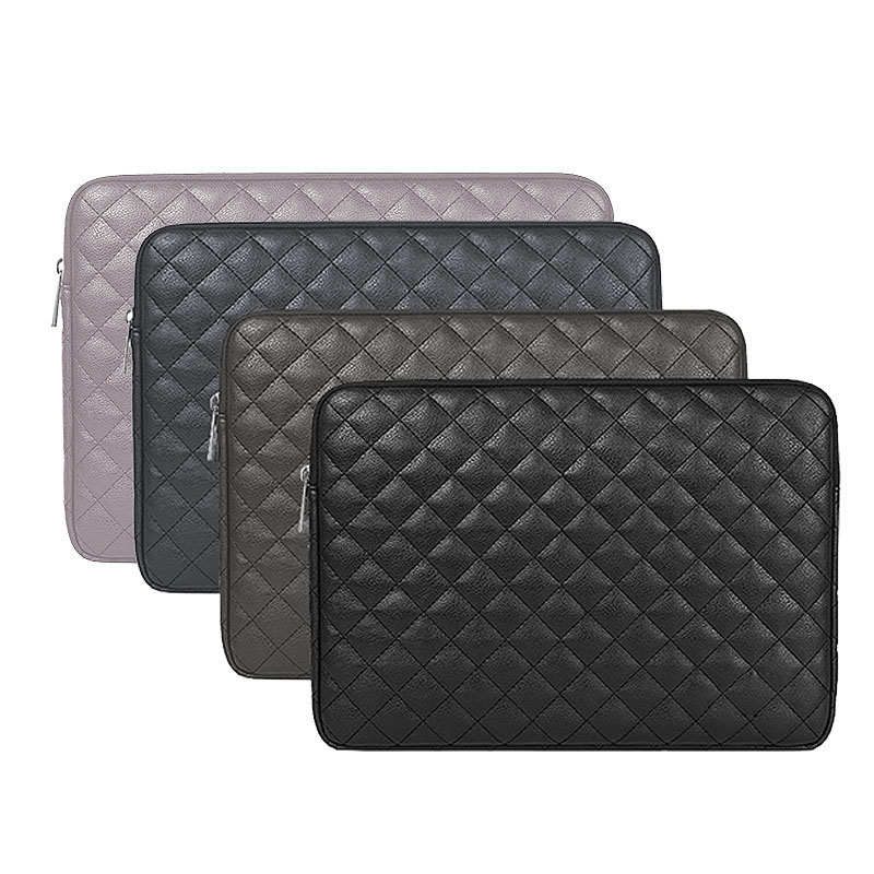 Factory Shockproof Notebook Case Travel Laptop Sleeve Pouch Custom Fashion Quilted Laptop Bag