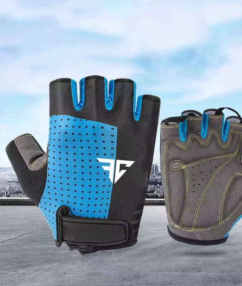 Half Fingers Coverage Customized Logo Cycling Gloves