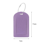 Leather Airplane Luggage Tag Card Holder Wallet and Passport Cover for Travel Bag Parts & Accessories