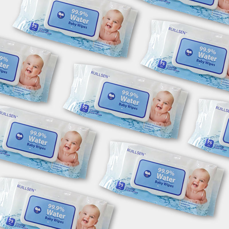 Baby wet wipes rolls Natural Soft Organic Water Wet Baby Wipes for Baby