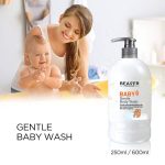 Baby Shampoo Milk Shower Gel Tear Free Nourishing Whitening Body Wash Babies