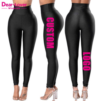 Dear-Lover Wholesale Custom Logo 2024 High Waist Sports Gym Workout Tights Scrunch Butt Lifting Push Up Yoga Leggings For Women