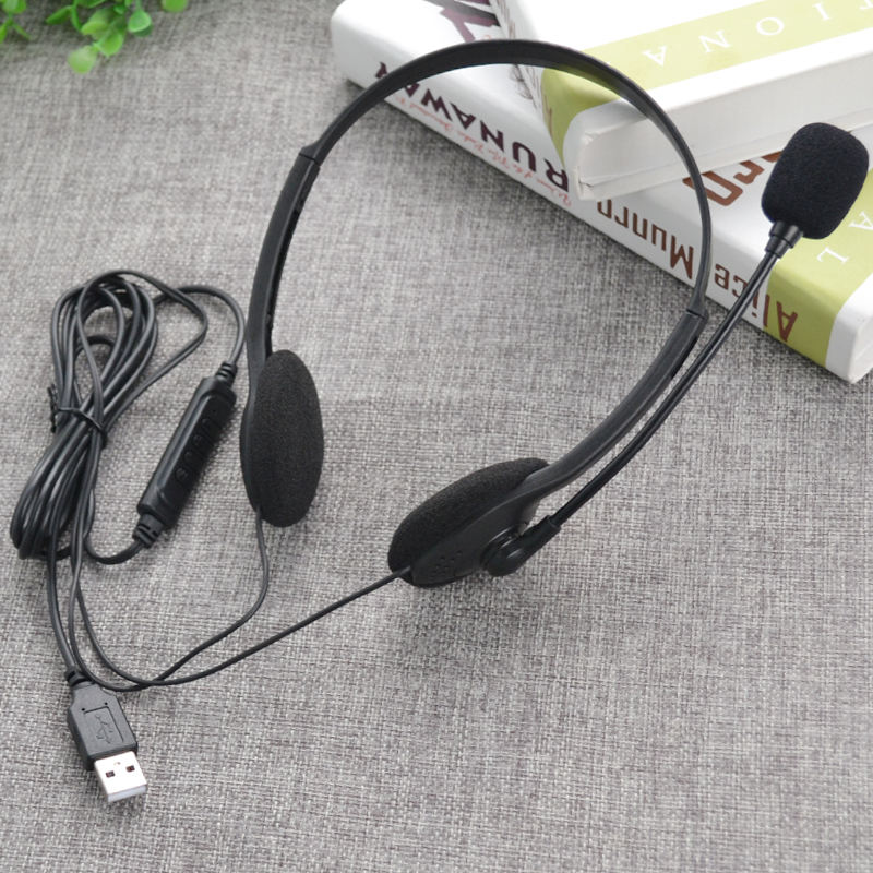 Factory Wholesales Super USB Wired Gaming Earphones Headsets Game Stereo Headphones With Mic Computer Gaming Earphones