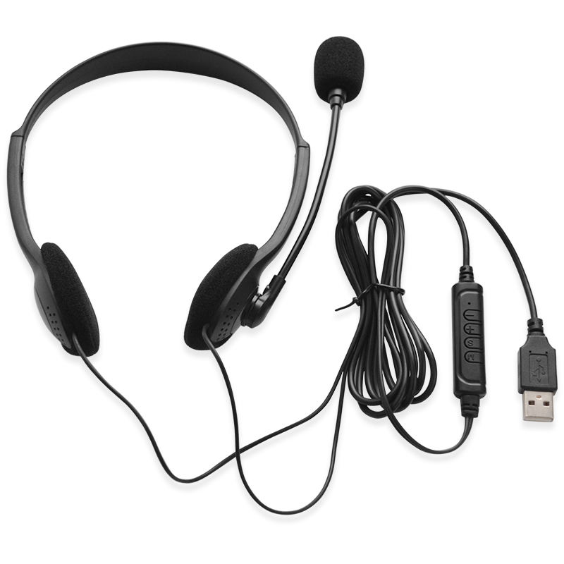 Factory Wholesales Super USB Wired Gaming Earphones Headsets Game Stereo Headphones With Mic Computer Gaming Earphones