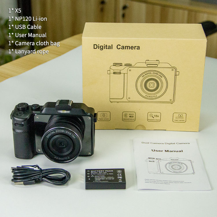 48MP Autofocus Video Camera with 3 Inch Screen