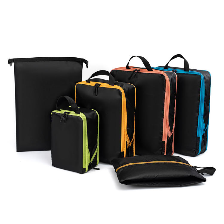 Waterproof luggage travel organizer bag set