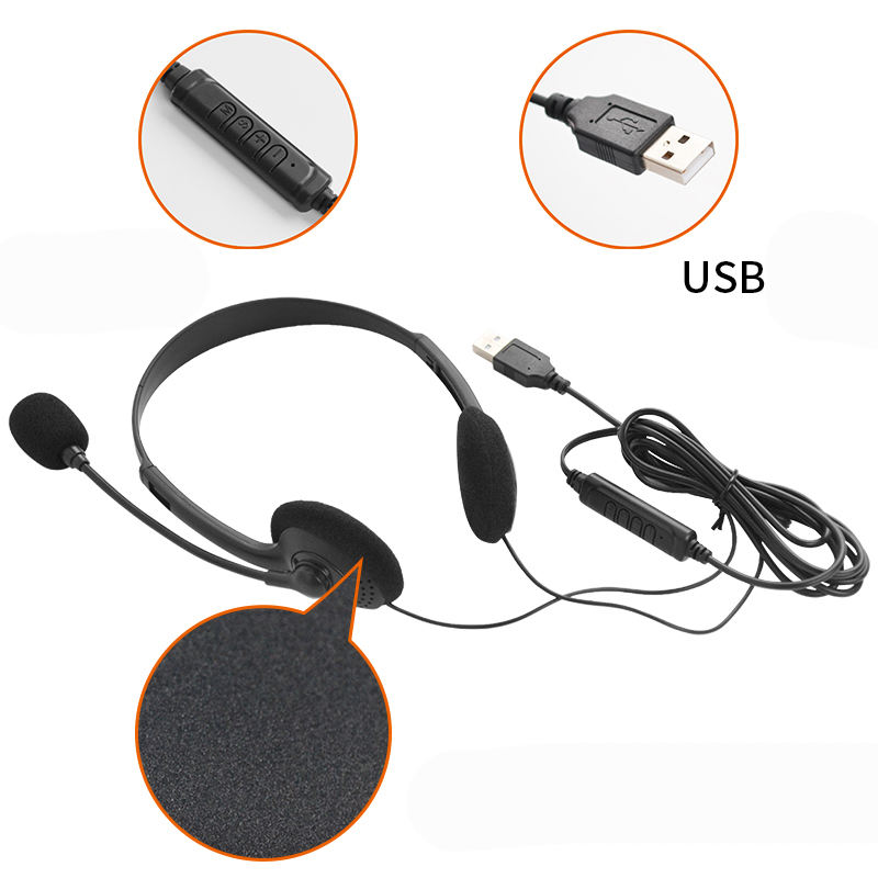 Factory Wholesales Super USB Wired Gaming Earphones Headsets Game Stereo Headphones With Mic Computer Gaming Earphones