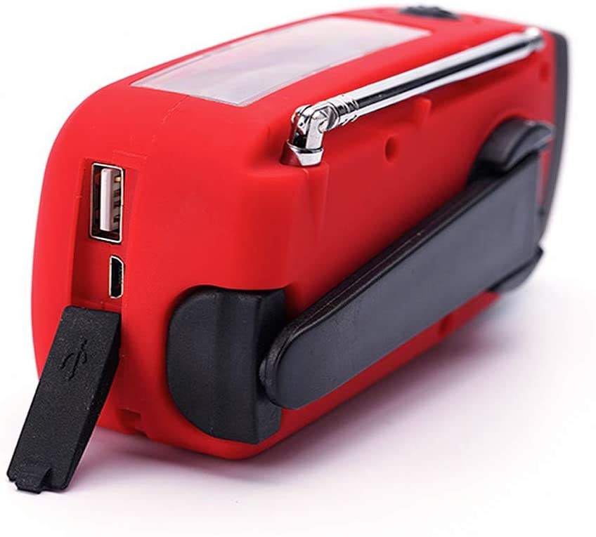 Small Radio Emergency Solar Hand Crank 2000mAh