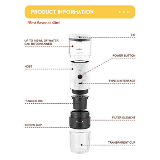 USB coffee on the go mini automatic espresso electric drip portable coffee makers