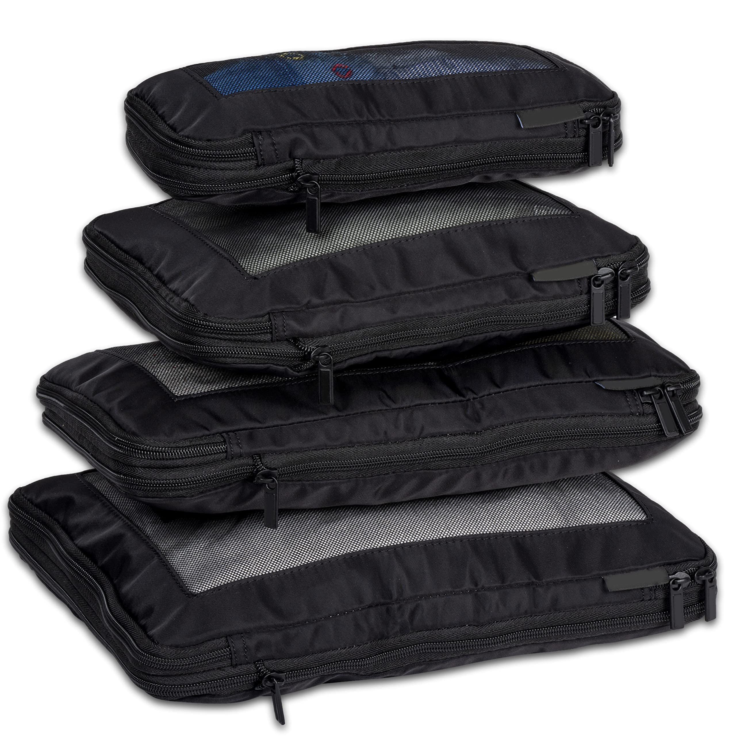 4/6 Set Storage Compression Packing Cubes Strong Zipper