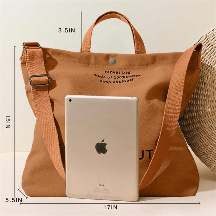 Reusable Cotton Shopping Bags Eco-Friendly Tote Canvas Bags