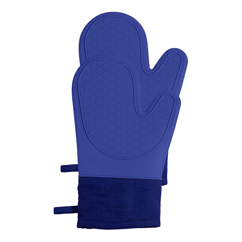 Molded silicone print silicone microwave gloves kitchen BBQ gloves