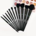 High Quality Make Up Brushes Wholesale Foundation Powder Eye Shadow Brush Set Makeup Custom Private Label Black Makeup Brush Set