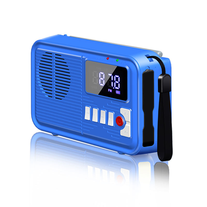 Solar hand crank emergency Automatic Tunning DIGITAL LCD DISPLAY Portable Shortwave Radio