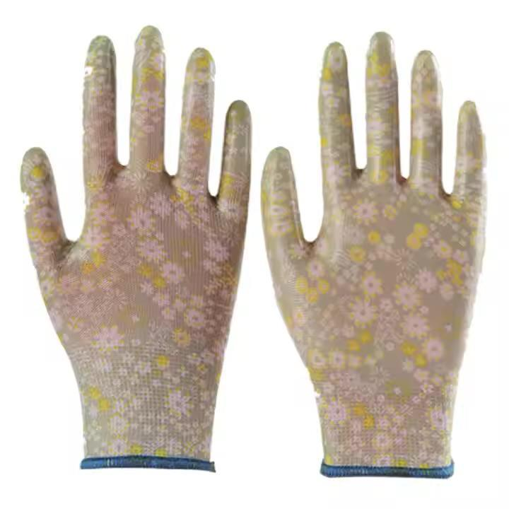 Antifreezing Glove cotton Knitted Winter work Gloves Foam Latex Palm  Coated Cold Weather Gloves