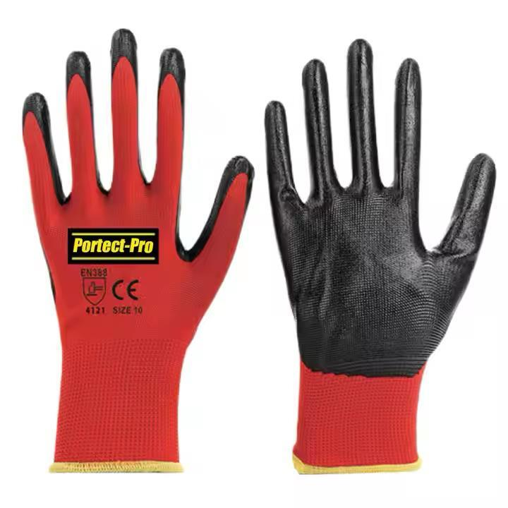 Antifreezing Glove cotton Knitted Winter work Gloves Foam Latex Palm  Coated Cold Weather Gloves