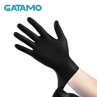 G9 Cheap Exam guantes de nitrilo Box 4mil 6mil Black Nitrile Gloves Pure Examination food disposal powder free nitrile gloves