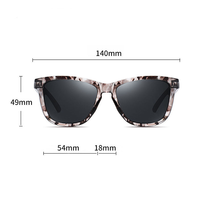 Men Women Sport Polarized Sunglasses Colorful Custom Shade Square Sun glasses 2024