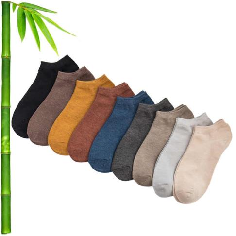 hemp organic bamboo socks cooldry custom logo  OEM black white socks Sweat-Absorbent business bamboo ankle socks